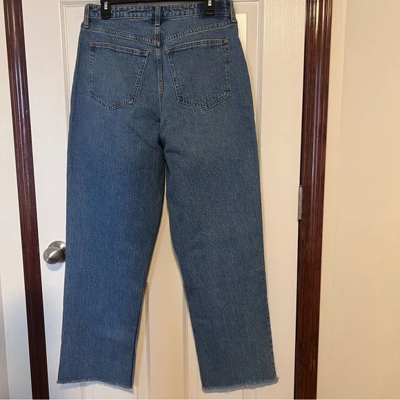Abercrombie The Vintage Straight High Rise Jeans Size 30 Curve Love Long nwt